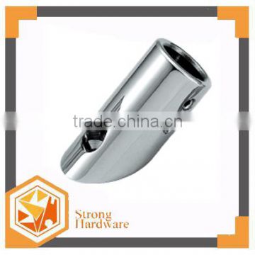 hypotenuse Bathroom round pipe, bathroom glass door pipe connector ,stainless steel pipe clamp