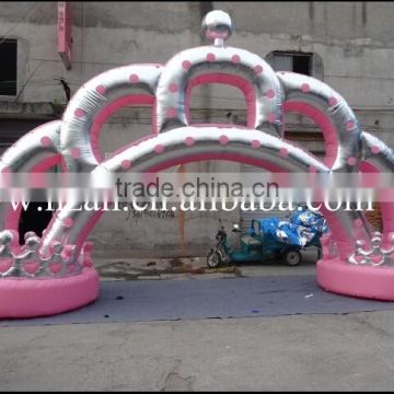 Advertising Inflatable Crown Arch for Sale