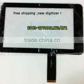 7 inch Touchscreen Glass FPC3-TP70001AV2 FPC3-TP70001AV1 real stock