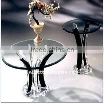 high quality round acrylic table