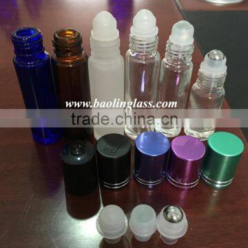 0.33oz 10ml lip gloss glass roller jars