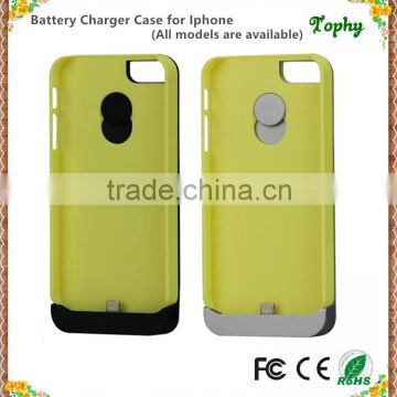 Top-106 Li-polymer external battery case for iphone 5s , for iphone 5 battery case power bank charger