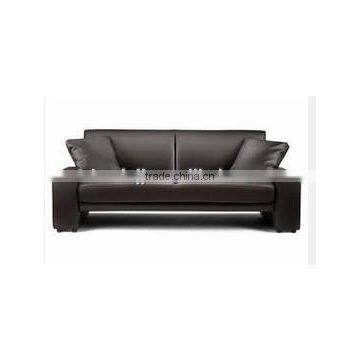 modern fashion black leather sofa