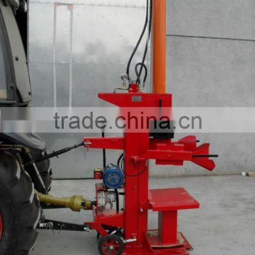 Log splitter with electric motor