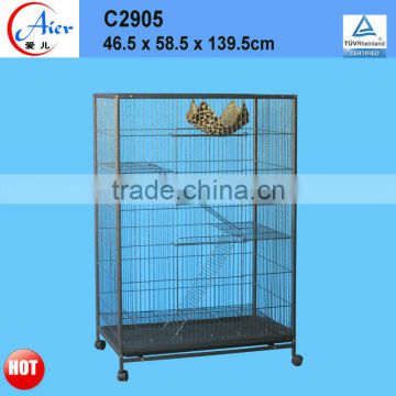Simple style metal cat cage