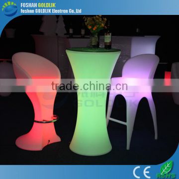2014 hot sell led bar table with remote control PE material
