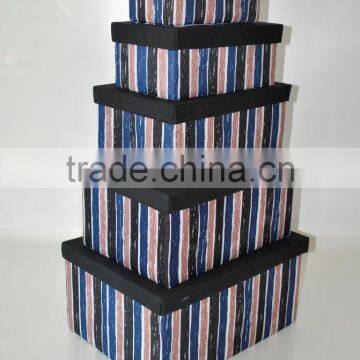 Good quality fancy decorative paper storage boxes