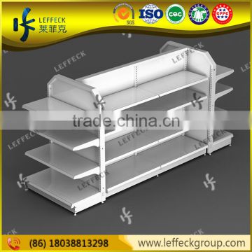 Commercial collapsible gondola retail shop product wall display shelving