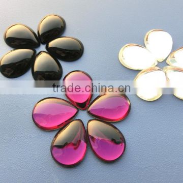 flat back rounded drop fancy crystal stones for jewelry making