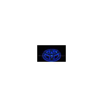 Toyota Emblems/Blue LED Car Rear Logo Light for Toyota