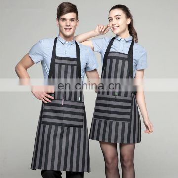 Wholesale Stain Retardant Treated Customised BBQ Pinafore with sleeves Bib Apron Patterns