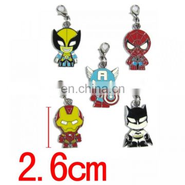 Fashion Anime Key Chain The Avengers Key Chain Spider Man Iron Man Captain America Key Chain Wholesale Fashion Cos New Hot
