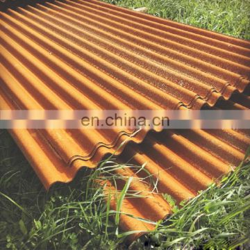 Cold Rolled 05CuPCrNi Corrugated Corten Steel Roofing Sheet