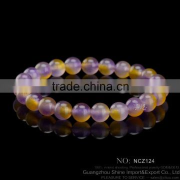 rinbow color 8MM malaysian jade beads bracelet for girl rosary chaplet bead bracelet stretch string bracelet