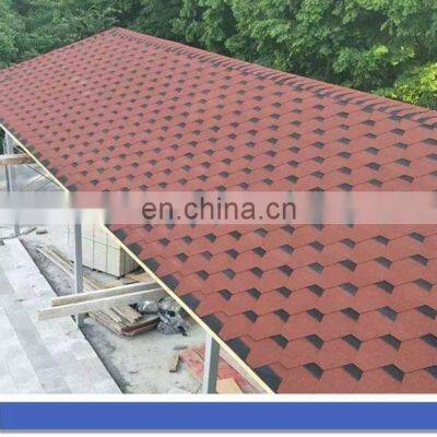 Factory Wholesale Black 3 tab Asphalt Roof Shingles  Indonesia Cheap Price Roofing Materials Laminated Asphalt Roof Tile