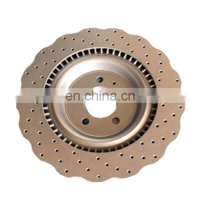 330mm 380mm 405mm wavy coated car braking disc rotors for Toyota Benz