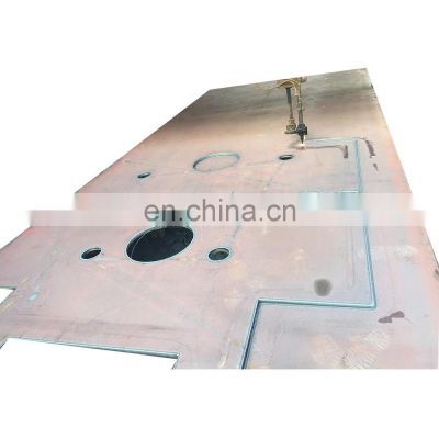 SS400 Carbon Metal steel sheet and laser cutting flame cutting fabrication sheet steel to machine part