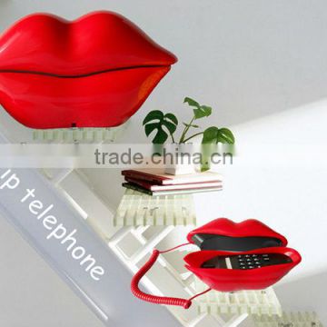 telephone strap on red lips telephone