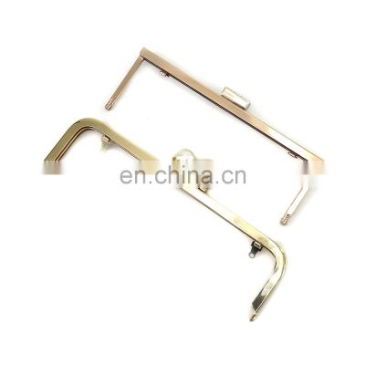 High Quality Delicate Smooth Golden Beads Bag Parts Zinc Alloy Metal Purse Frame