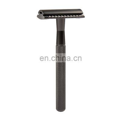 Wholesale stainless steel metal double edge safety shaving razor for men