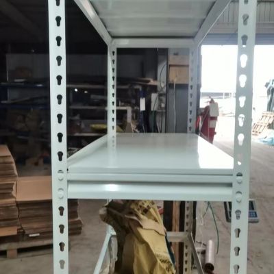 5-Layer Bolt Free Shelf Slot Angle Steel Light Duty Industrial Warehouse Shelf