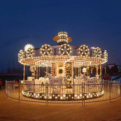 For Kids Pour La Seregraphique Rotating Horse Shopping Mall Upper Drive Carousel Rides