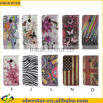 Hot selling Wallet Flora printed leather case For Moto G