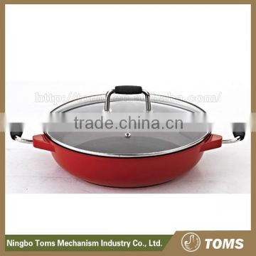 China Wholesale 28cm aluminum Triply Clad Stainless Steel Saute Pan