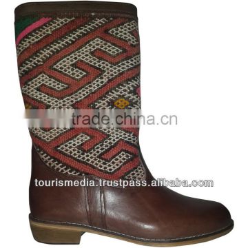Handmade moroccan kilim boot size 38 n7 Wholesale