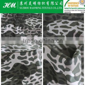 75D fake memory fabric with camoflage printing