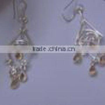 Sterling silver earring