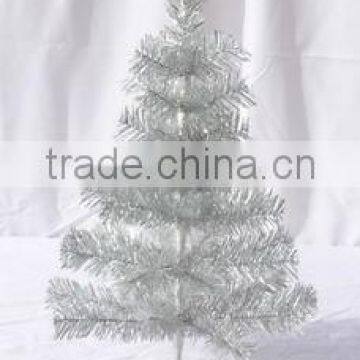 60cm Silver Color Decorative Christmas PVC Tree