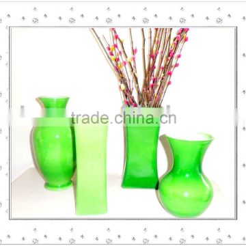 Glass vase/colorful glass vase/clear glass vase
