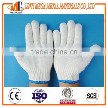 safety working gloves factory wholesale cotton knitted working gloves 7 guage safety cotton knitted working gloves