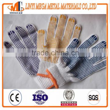 coated cotton knitted working gloves 7 guage 10 guage coated safety cotton knitted working gloves