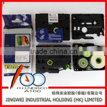 TZe-231 black on white 12mm tape cassette for p-touch label machine