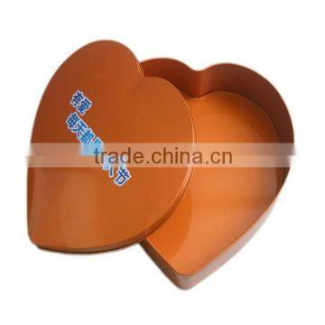 Food-grade lover heart shape CMKY box for chocolate