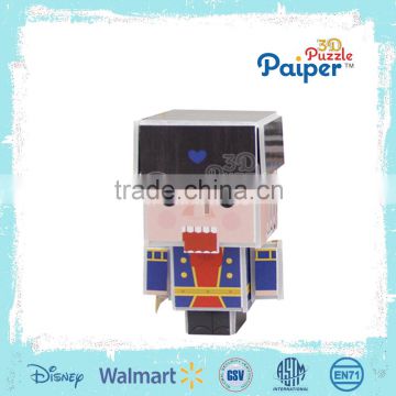 Custom puzzle manufacture diy craft paper toys 3d for children