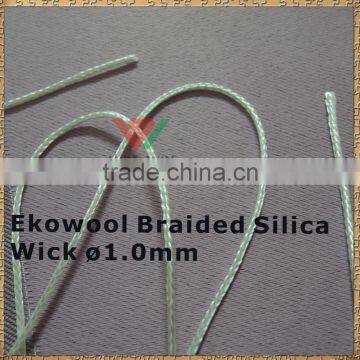 High Quality 1.0mm Silica Cord Ekowool Braided Silica wick for Fiberglass E-Cigarettes Wick Rebuildable Atomizer