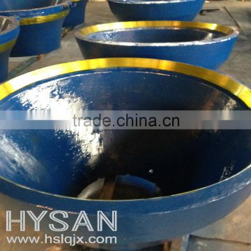 High Manganese Mantle and Bowl Liner for Cone Crusher Spare Parts