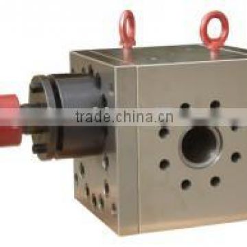 hydraulic PP/PE/PC melt pump/gear pump for extrusion machine line