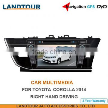 Car multimedia 7Inch Navigation gps dvd for toyota Corolla 2014 CE FCC ROHS