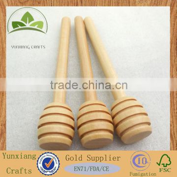 promotion natural wooden honey sticks bee honey Dipper Mixing Stick Spoon