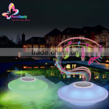 2016 Newest levitation waterproof wireless floating bluetooth speaker with led light