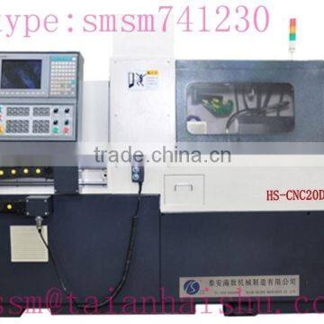 HS-CNC20D Automatic swiss cnc turning lathe machine with the factory manufacturing price