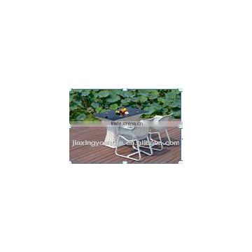 UNT-R-958A outdoor rattan dining table chair
