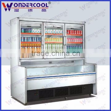 2m 2015 New Product commercial display freezers for supermarket