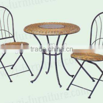 YL-R0215 3pcs Rattan round table/chair for outdoor/garden funiture