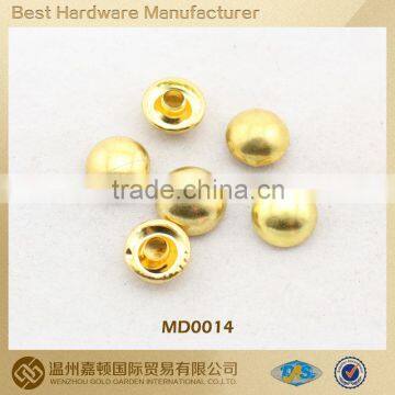 custom metal made brass rivet for clothing