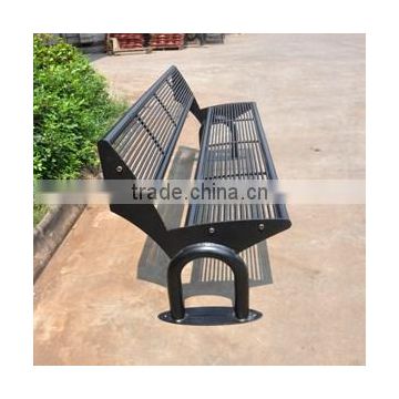 Outdoor furniture steel garden bench